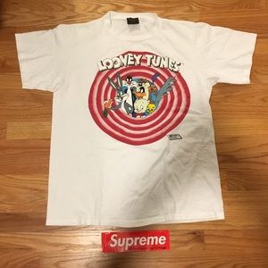 Changes Shirts - VINTAGE 1989 LOONEY TUNES FRONT/BACK TEE Changes Shirts - VINTAGE 1989 LOONEY TUNES FRONT/BACK TEE